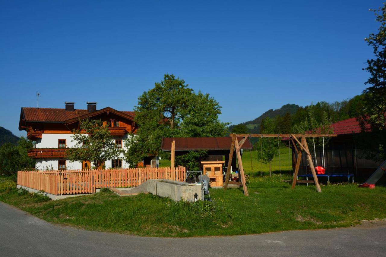 Bio- Bauernhof Obermaurach Apartamento Walchsee Exterior foto