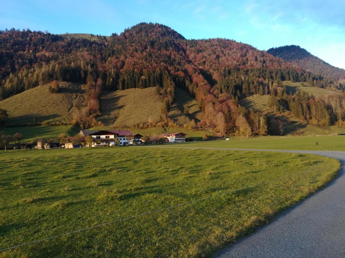 Bio- Bauernhof Obermaurach Apartamento Walchsee Exterior foto