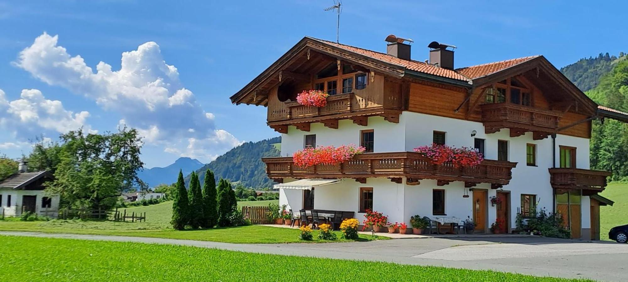 Bio- Bauernhof Obermaurach Apartamento Walchsee Exterior foto