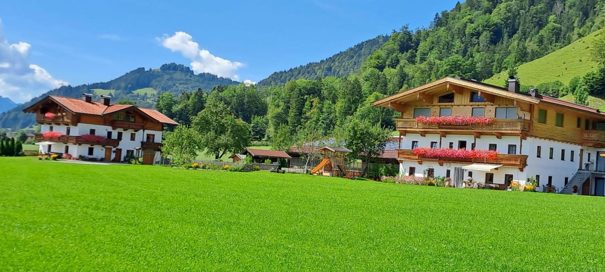 Bio- Bauernhof Obermaurach Apartamento Walchsee Exterior foto